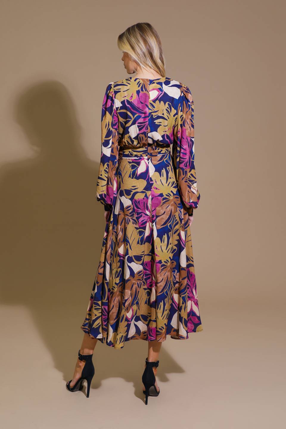 LOST IN YOUR EYES WOVEN MIDI DRESS Flying Tomato